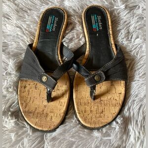 Skechers Outdoor Lifestyle Cork Flip Flops style sandals